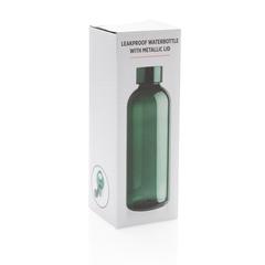 Vue Bouteille d'eau étanche avec bouchon en métal de couleur vert| Krokrodeal