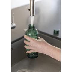 Vue Bouteille d'eau étanche avec bouchon en métal de couleur vert| Krokrodeal
