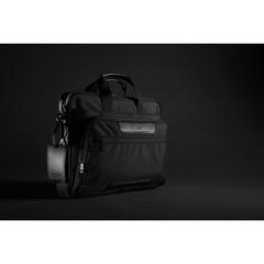 Vue Sacoche ordinateur Swiss Peak rPET AWARE™ Voyager 15.6 de couleur noir| Krokrodeal