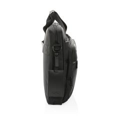 Vue Sacoche ordinateur Swiss Peak rPET AWARE™ Voyager 15.6 de couleur noir| Krokrodeal