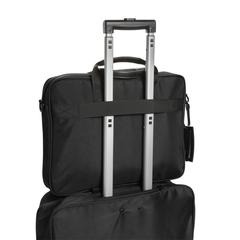 Vue Sacoche ordinateur Swiss Peak rPET AWARE™ Voyager 15.6 de couleur noir| Krokrodeal