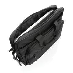 Vue Sacoche ordinateur Swiss Peak rPET AWARE™ Voyager 15.6 de couleur noir| Krokrodeal