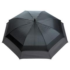 Vue Parapluie extensible de 23 à 27 pouces Swiss Peak AWARE™ de couleur noir| Krokrodeal