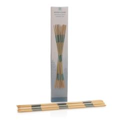 Vue Jeu de mikado géant en bambou de couleur marron| Krokrodeal