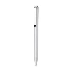 Vue Stylo en aluminium recyclé certifié RCS Xavi de couleur gris| Krokrodeal