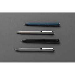 Vue Stylo en aluminium recyclé certifié RCS Xavi de couleur gris| Krokrodeal