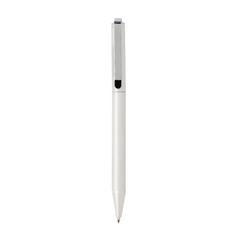 Vue Stylo en aluminium recyclé certifié RCS Xavi de couleur blanc| Krokrodeal