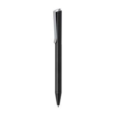 Vue Stylo en aluminium recyclé certifié RCS Xavi de couleur noir| Krokrodeal