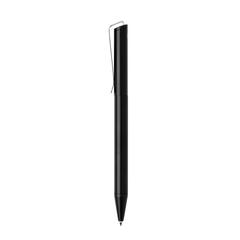 Vue Stylo en aluminium recyclé certifié RCS Xavi de couleur noir| Krokrodeal
