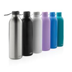 Vue Bouteille isotherme 1L Avira Avior en acier recyclé RCS de couleur gris| Krokrodeal