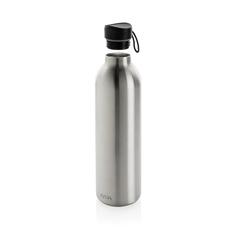 Vue Bouteille isotherme 1L Avira Avior en acier recyclé RCS de couleur gris| Krokrodeal
