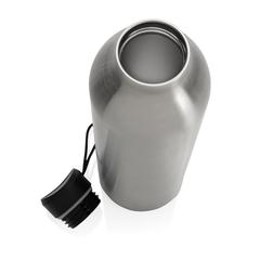 Vue Bouteille isotherme 1L Avira Avior en acier recyclé RCS de couleur gris| Krokrodeal
