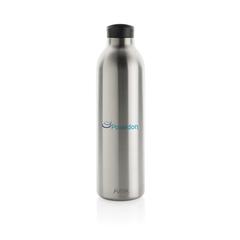 Vue Bouteille isotherme 1L Avira Avior en acier recyclé RCS de couleur gris| Krokrodeal
