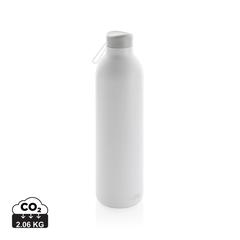 Vue Bouteille isotherme 1L Avira Avior en acier recyclé RCS de couleur blanc| Krokrodeal