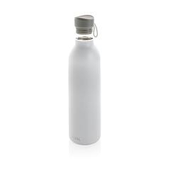 Vue Bouteille isotherme 1L Avira Avior en acier recyclé RCS de couleur blanc| Krokrodeal