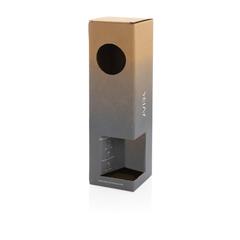 Vue Bouteille isotherme 1L Avira Avior en acier recyclé RCS de couleur bleu| Krokrodeal