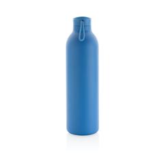Vue Bouteille isotherme 1L Avira Avior en acier recyclé RCS de couleur bleu| Krokrodeal
