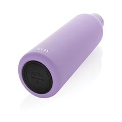 Vue Bouteille isotherme 1L Avira Avior en acier recyclé RCS de couleur violet| Krokrodeal