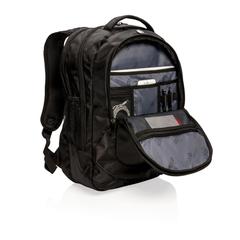 Vue Sac à dos outdoor pour ordinateur portable de couleur noir| Krokrodeal