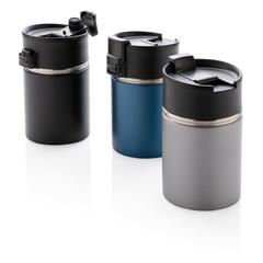 Vue Mug compact avec finition céramique Bogota de couleur bleu| Krokrodeal