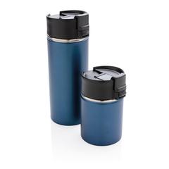 Vue Mug compact avec finition céramique Bogota de couleur bleu| Krokrodeal