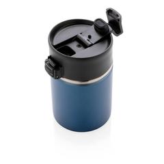 Vue Mug compact avec finition céramique Bogota de couleur bleu| Krokrodeal