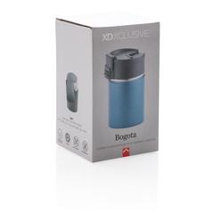 Vue Mug compact avec finition céramique Bogota de couleur bleu| Krokrodeal