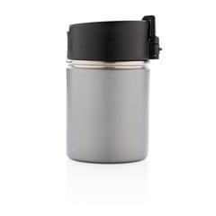 Vue Mug compact avec finition céramique Bogota de couleur gris| Krokrodeal