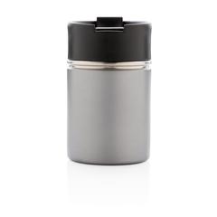 Vue Mug compact avec finition céramique Bogota de couleur gris| Krokrodeal