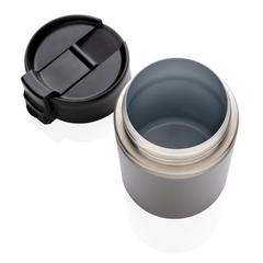 Vue Mug compact avec finition céramique Bogota de couleur gris| Krokrodeal