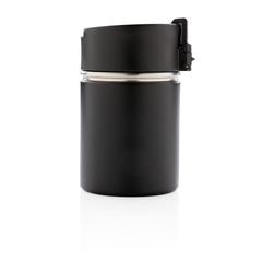 Vue Mug compact avec finition céramique Bogota de couleur noir| Krokrodeal