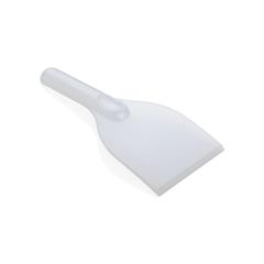 Vue Grattoir à glace de couleur blanc| Krokrodeal