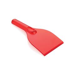 Vue Grattoir à glace de couleur rouge| Krokrodeal