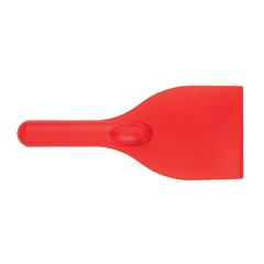 Vue Grattoir à glace de couleur rouge| Krokrodeal