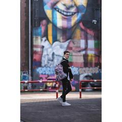 Vue Sac à dos antivol Bobby Soft "Art" de couleur gris| Krokrodeal