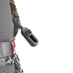 Vue Sac à dos antivol Bobby Soft "Art" de couleur gris| Krokrodeal