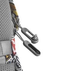 Vue Sac à dos antivol Bobby Soft "Art" de couleur gris| Krokrodeal