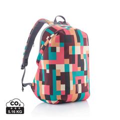 Vue Sac à dos antivol Bobby Soft "Art" de couleur vert| Krokrodeal