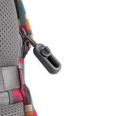 Vue Sac à dos antivol Bobby Soft "Art" de couleur vert| Krokrodeal