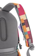 Vue Sac à dos antivol Bobby Soft "Art" de couleur vert| Krokrodeal
