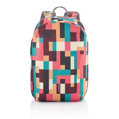 Vue Sac à dos antivol Bobby Soft "Art" de couleur vert| Krokrodeal