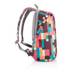 Vue Sac à dos antivol Bobby Soft "Art" de couleur vert| Krokrodeal