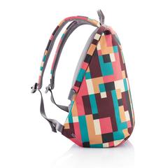 Vue Sac à dos antivol Bobby Soft "Art" de couleur vert| Krokrodeal
