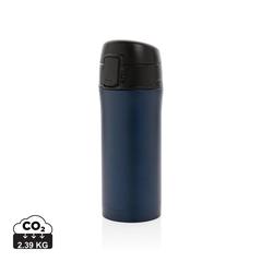 Vue Mug à verrouillage facile métallique mat de couleur bleu| Krokrodeal