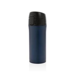Vue Mug à verrouillage facile métallique mat de couleur bleu| Krokrodeal