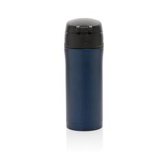 Vue Mug à verrouillage facile métallique mat de couleur bleu| Krokrodeal