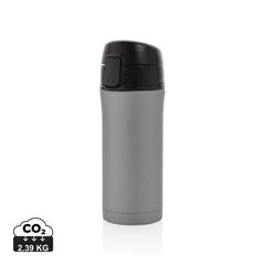 Vue Mug à verrouillage facile métallique mat de couleur gris| Krokrodeal