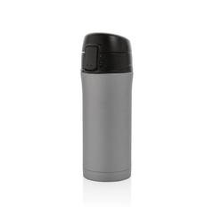 Vue Mug à verrouillage facile métallique mat de couleur gris| Krokrodeal