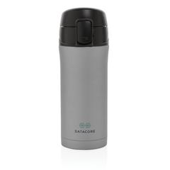 Vue Mug à verrouillage facile métallique mat de couleur gris| Krokrodeal