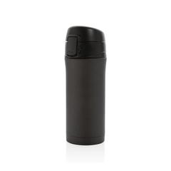 Vue Mug à verrouillage facile métallique mat de couleur noir| Krokrodeal
